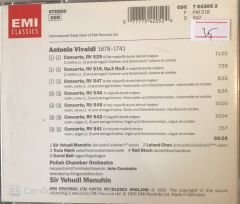 Vıvaldi Concerti - Yehudi Menuhın CD