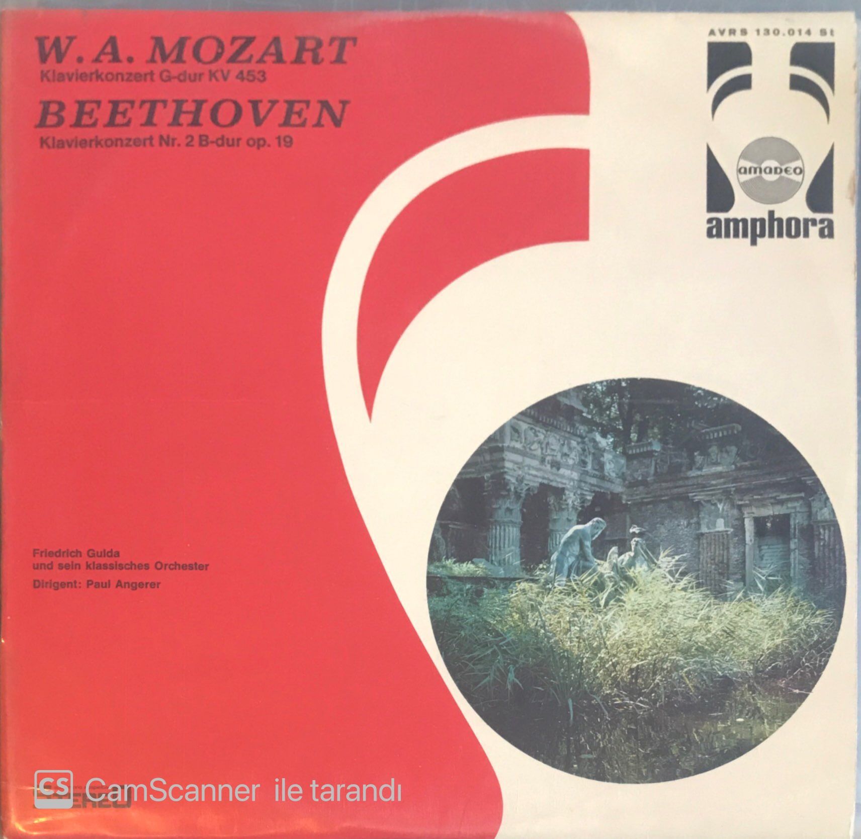 W. A. Mozart Beethoven LP