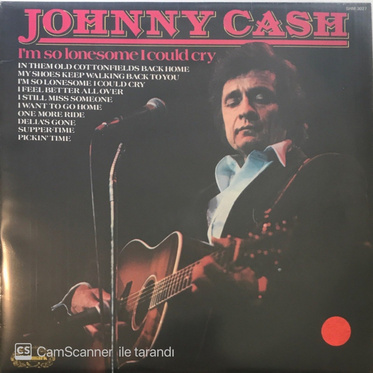Johnny Cash I'm So Lonesome I Could Cry LP