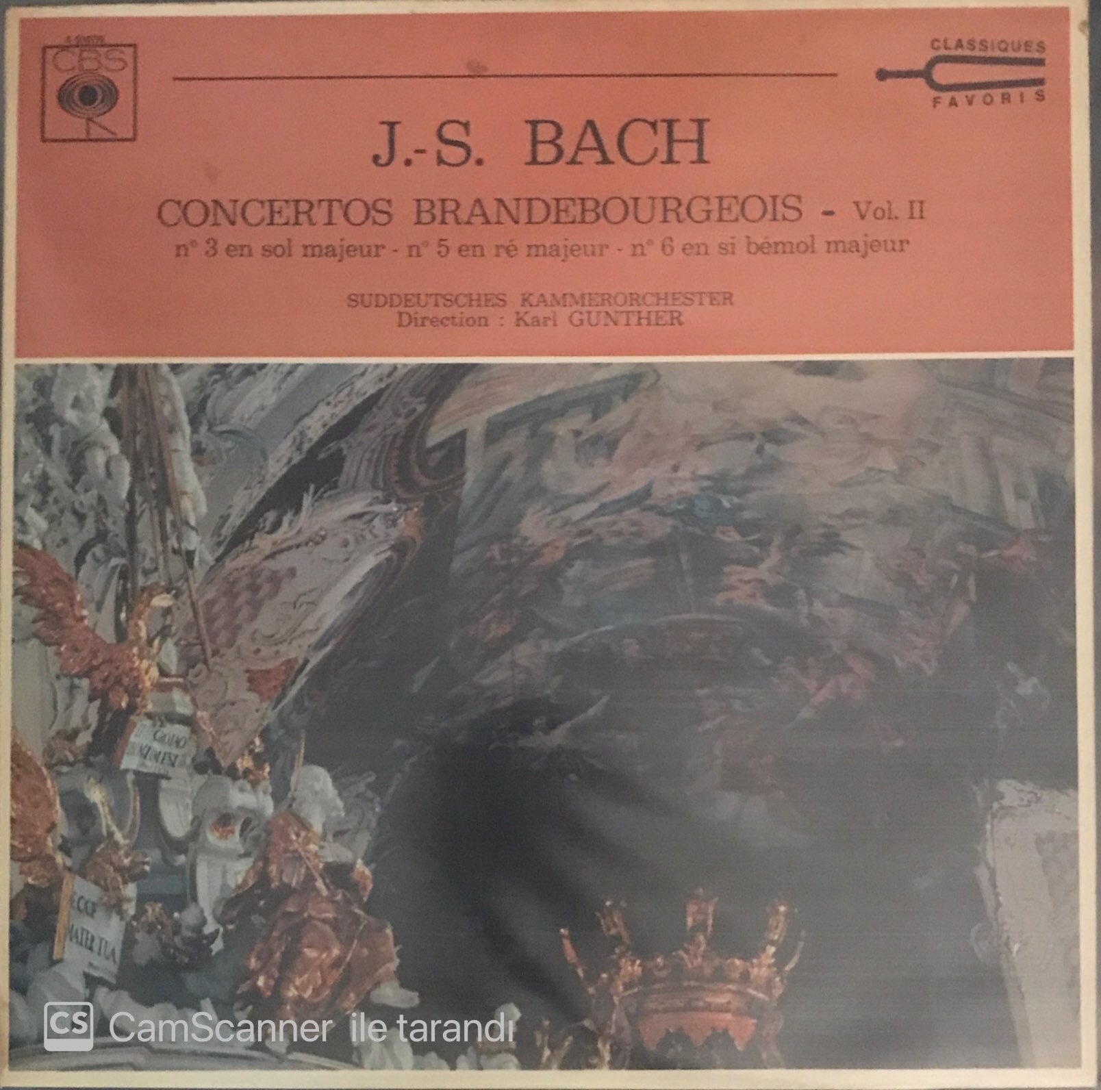 J.S. Bach Concertos Brandebourgeois Vol. II LP