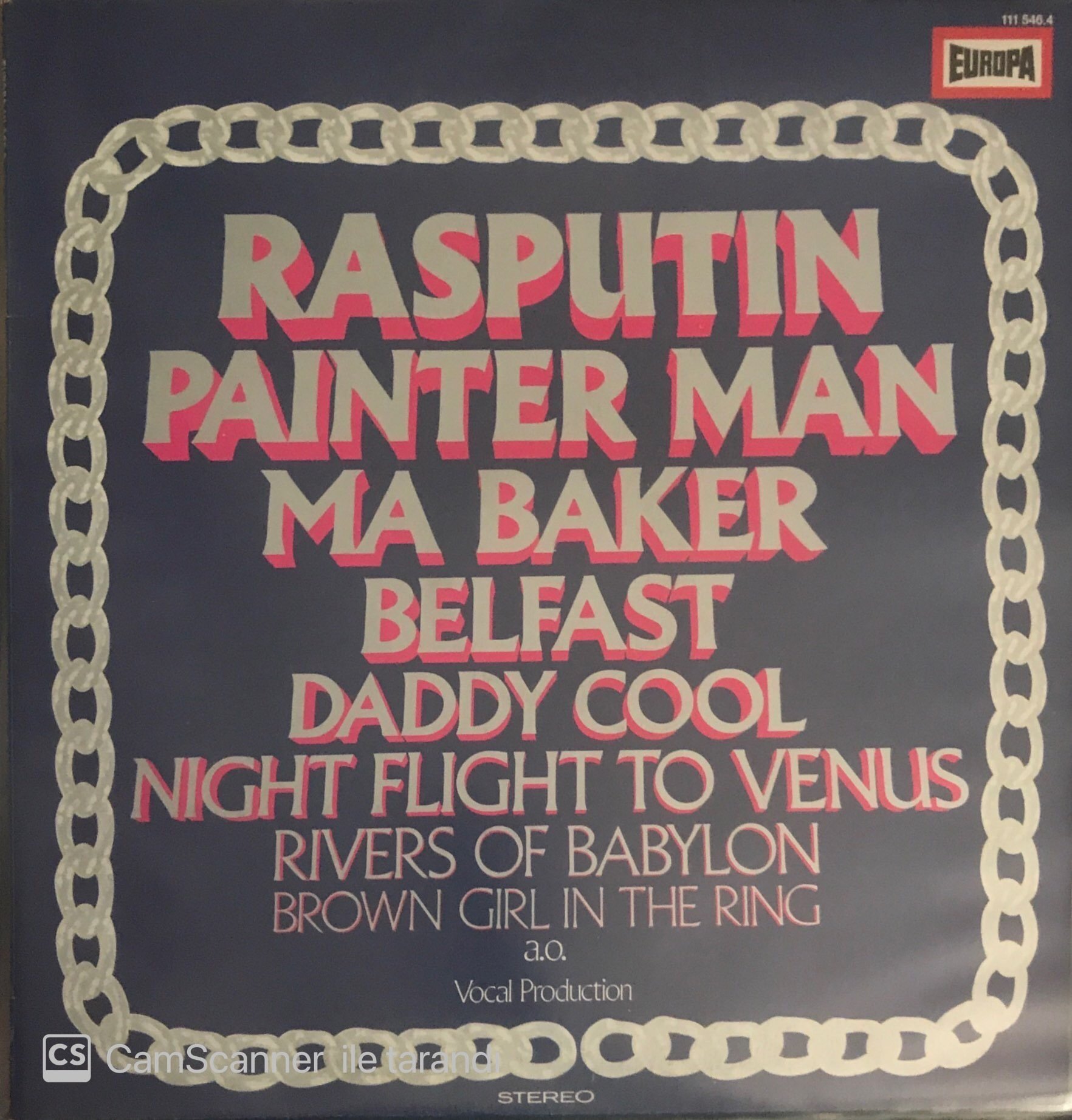 Rasputin Painter Mna - Ma Baker - Belfast- Daddy Cool LP