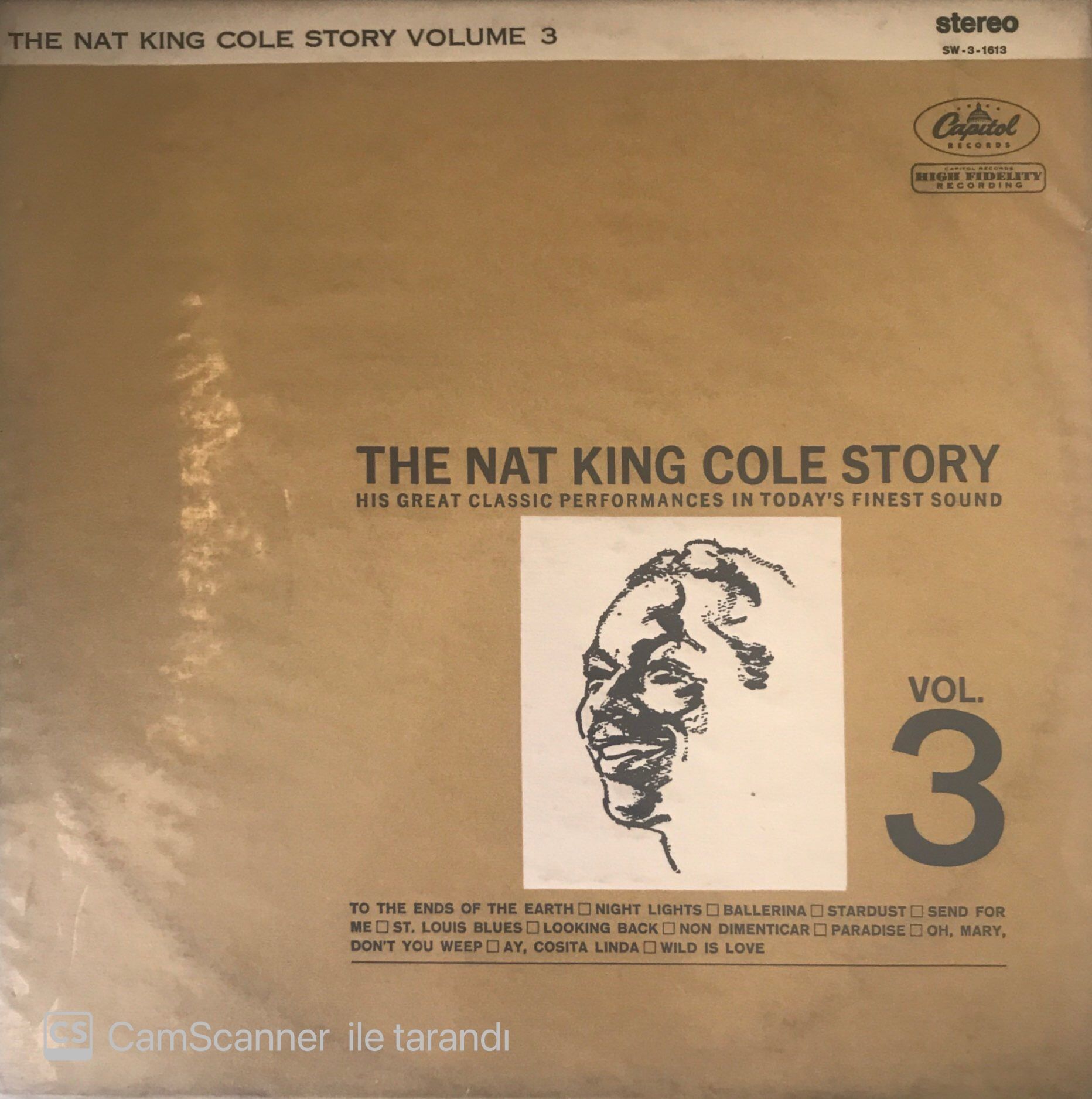Nat King Cole Story Volume 3 LP