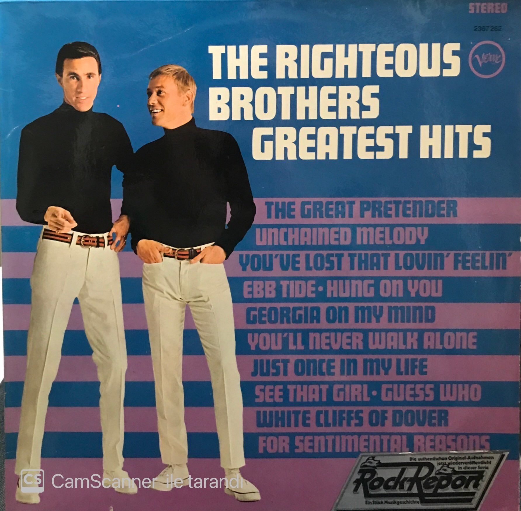 The Righteous Brothers Greatest Hits LP