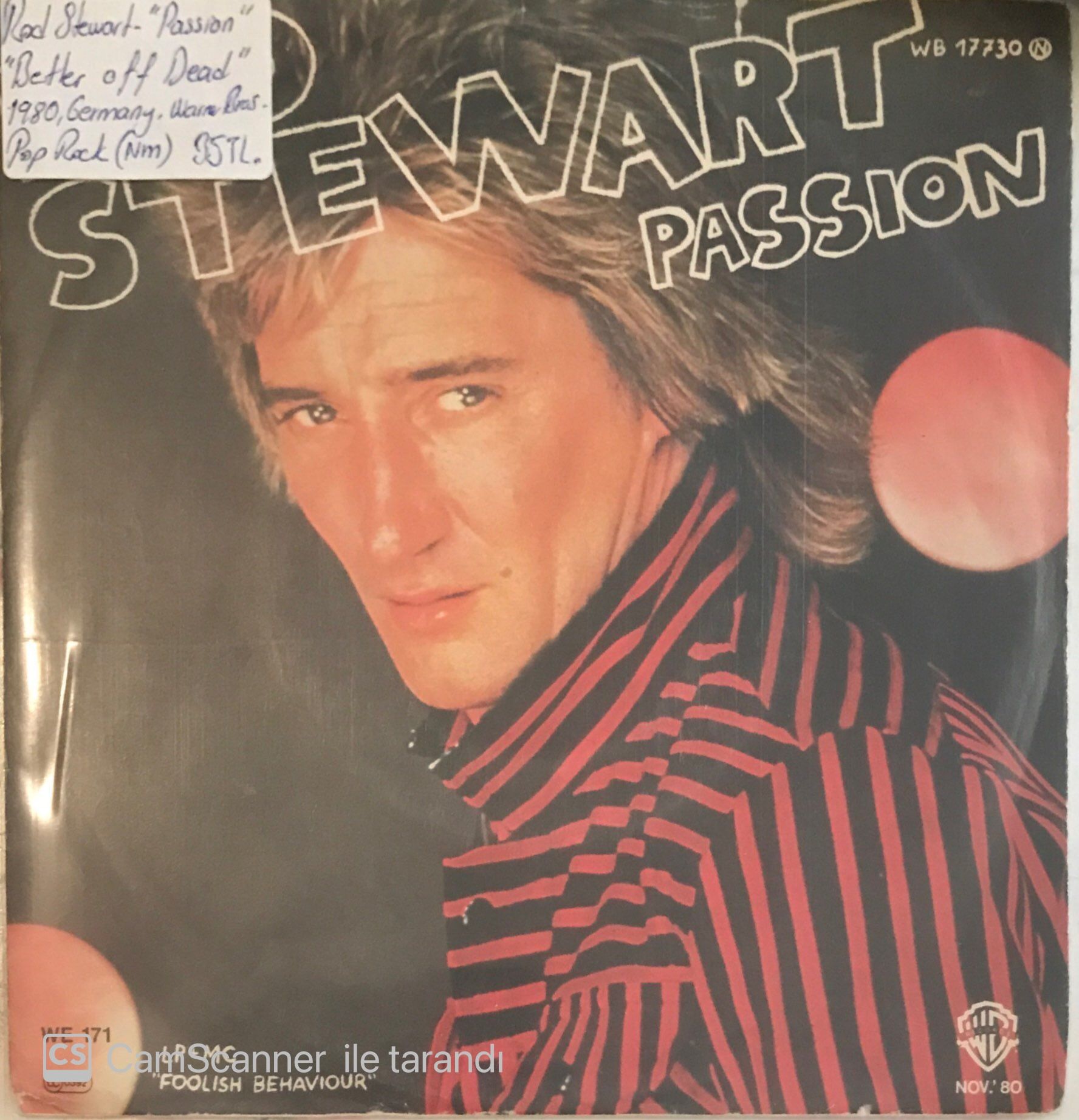 Rod Stewart Passion 45lik
