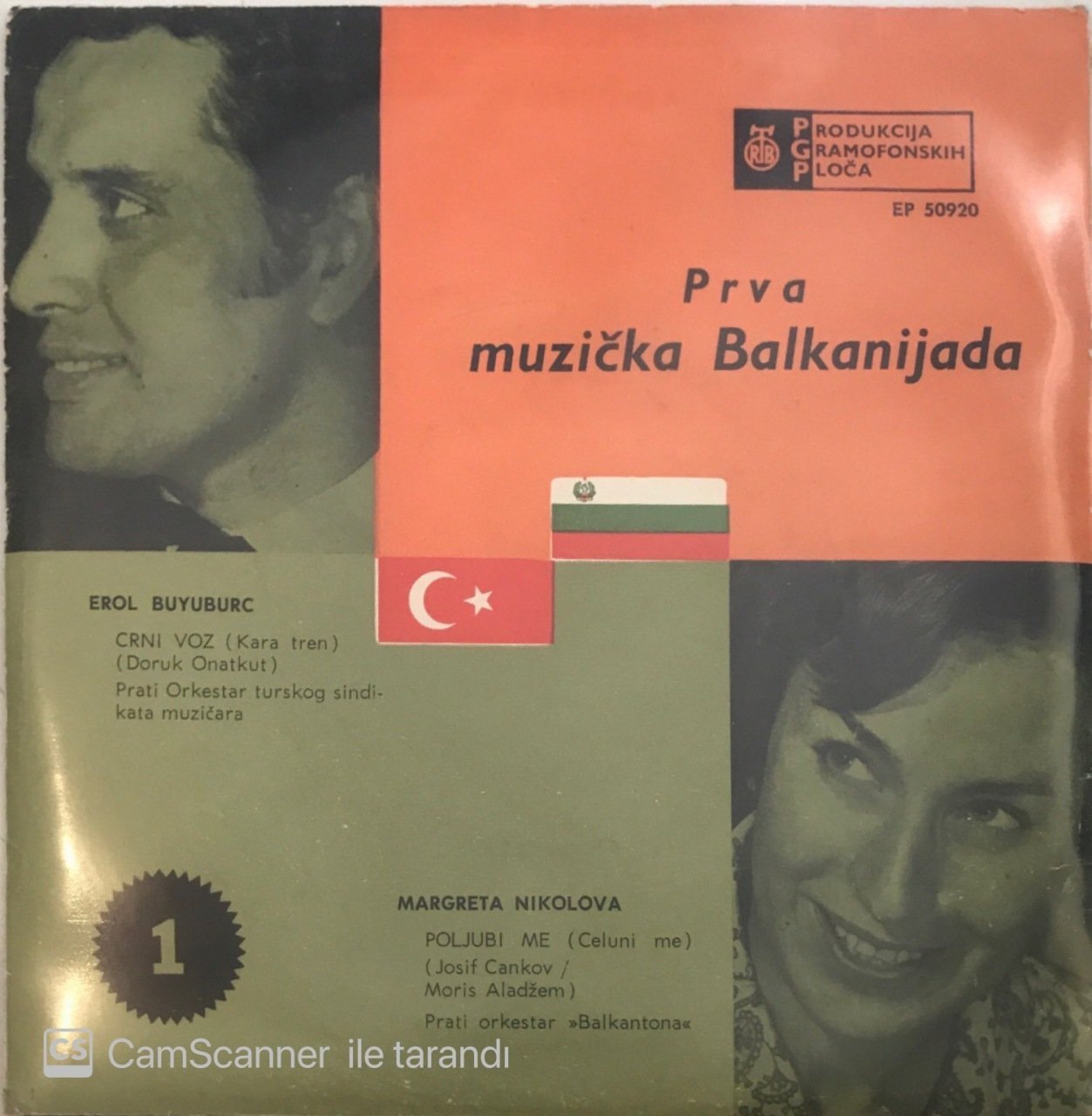 Erol Büyükburç Margreta Nikolova Crni Voz 45lik