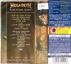 Megadeth - So Far, So Good...So What! (Japonya Baskı) - CD