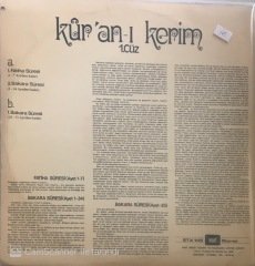Kur'an-I Kerim 1. Cüz LP