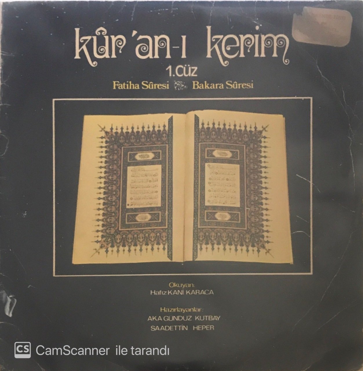 Kur'an-I Kerim 1. Cüz LP