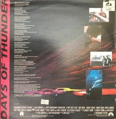 Music From The Motion Picture Soundtrack Days Of Thunder LP