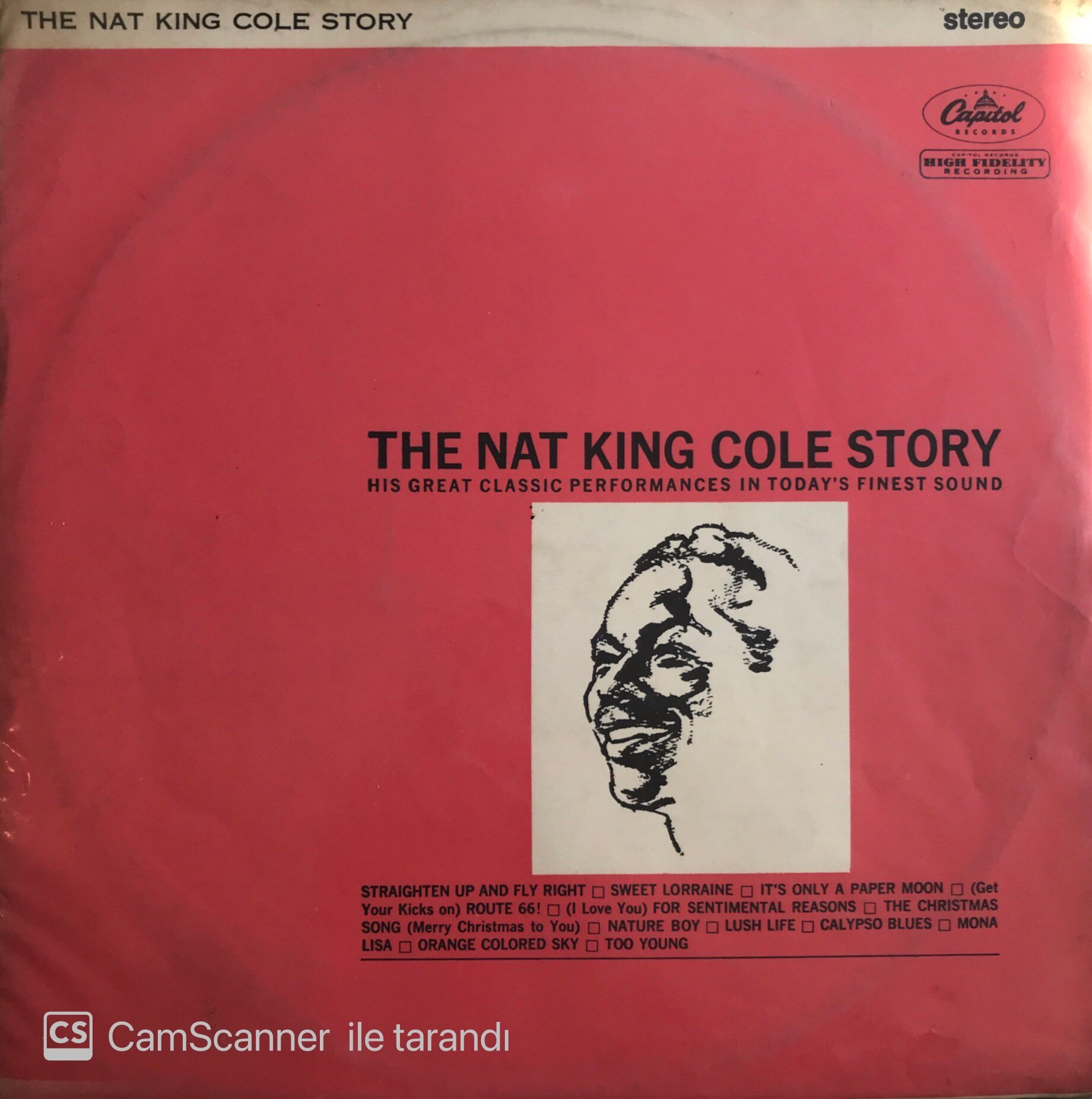 Nat King Cole Story Volume 1 LP