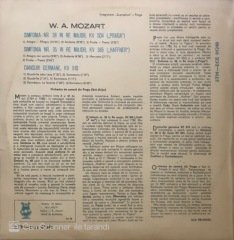 Wolfgang Amadeus Mozart Simfonia Nr. 38 In Re Major LP