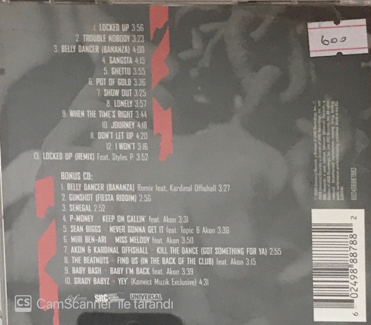 Akon - Trouble ( Deluxe Edition ) 2CD Plak Satın Al