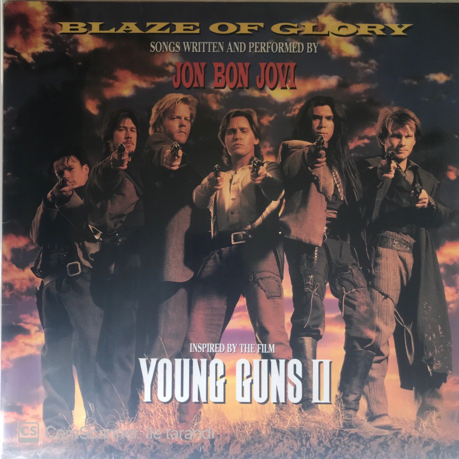Jon Bon Jovi Blaze Of Glory Inspired By The Film Young Guns II' LP
