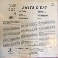 Anita O'Day And Her Rhythm Section - Anita Sings The Most LP