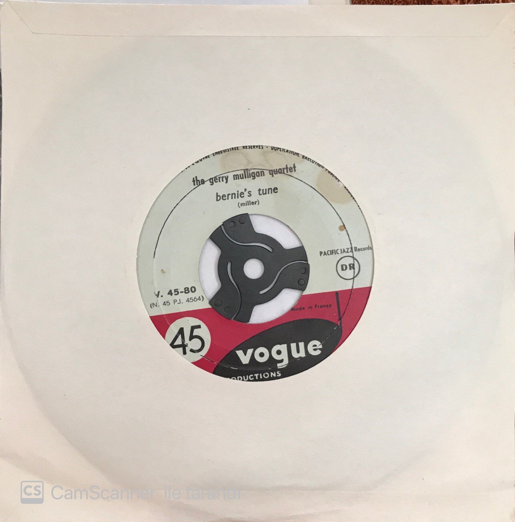 The Gerry Mulligan Quartet - Walkin' Shoes 45lik