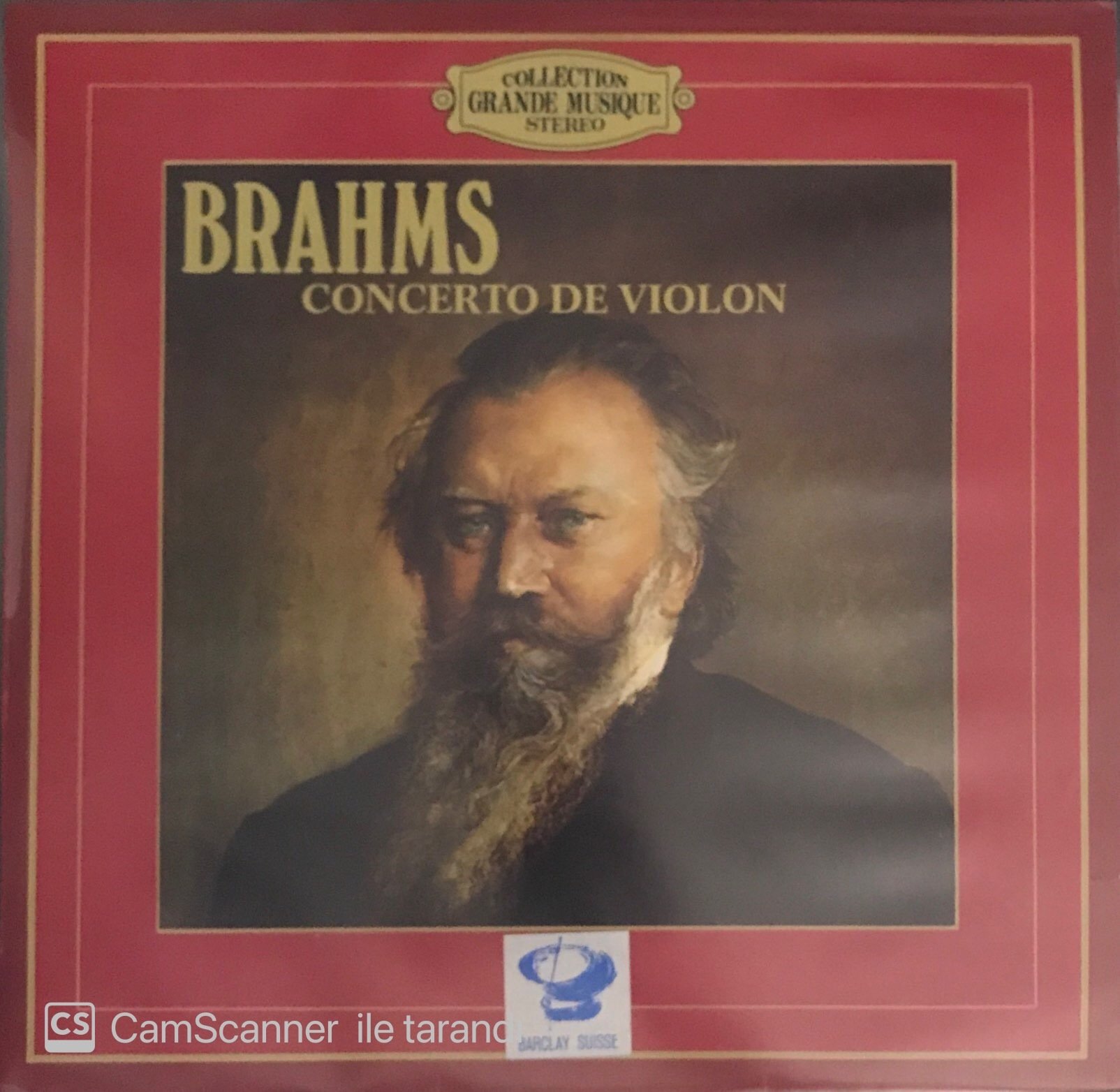 Brahms Concerto De Violon LP