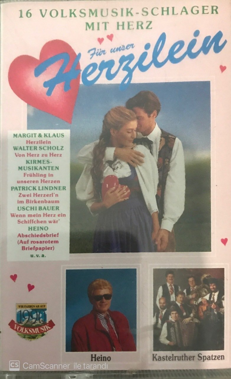 Herzilein 16 Volksmusik-Schlager Mit Herz KASET