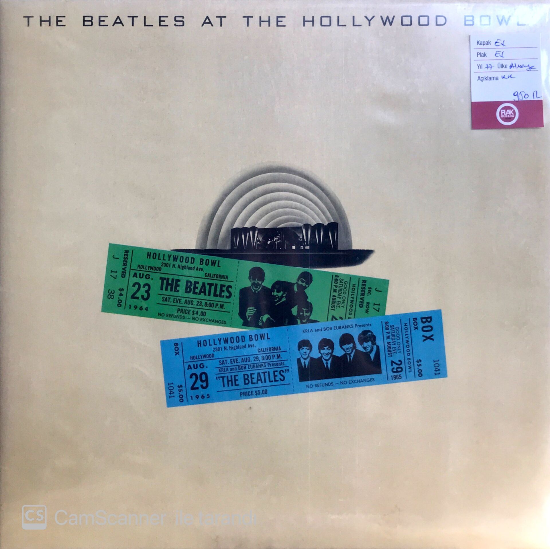 The Beatles at the Hollywood Bowl LP