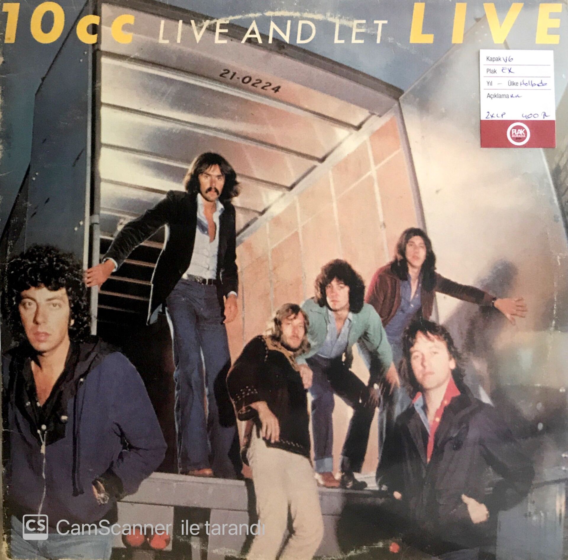 10 cc / Live And Let Live Double LP