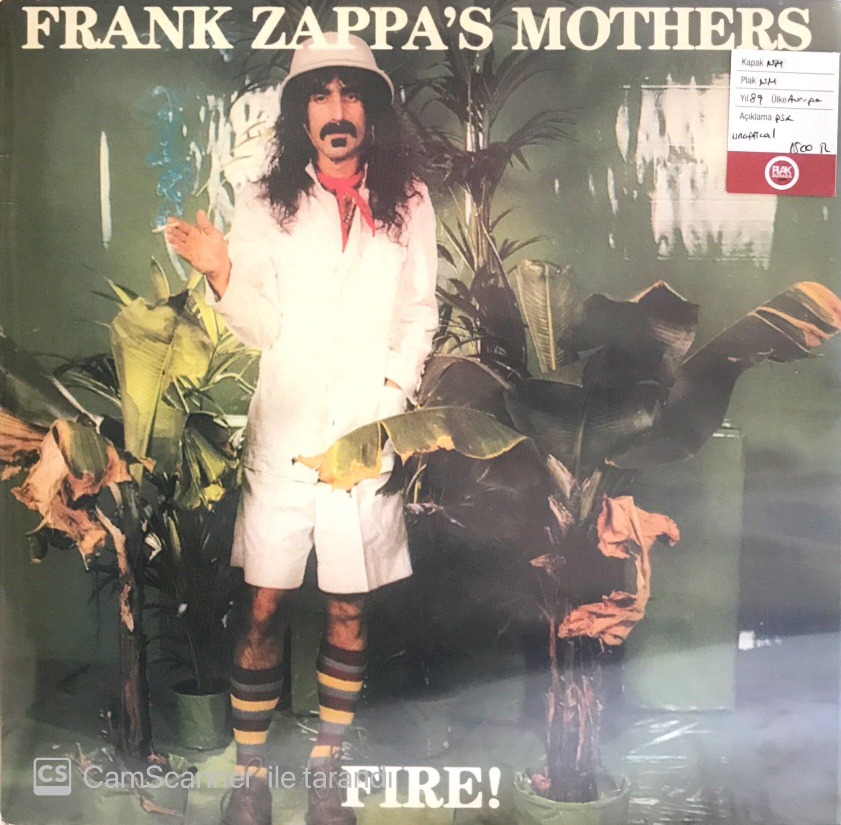 Frank Zappa's Mothers / Fire Unofficial LP