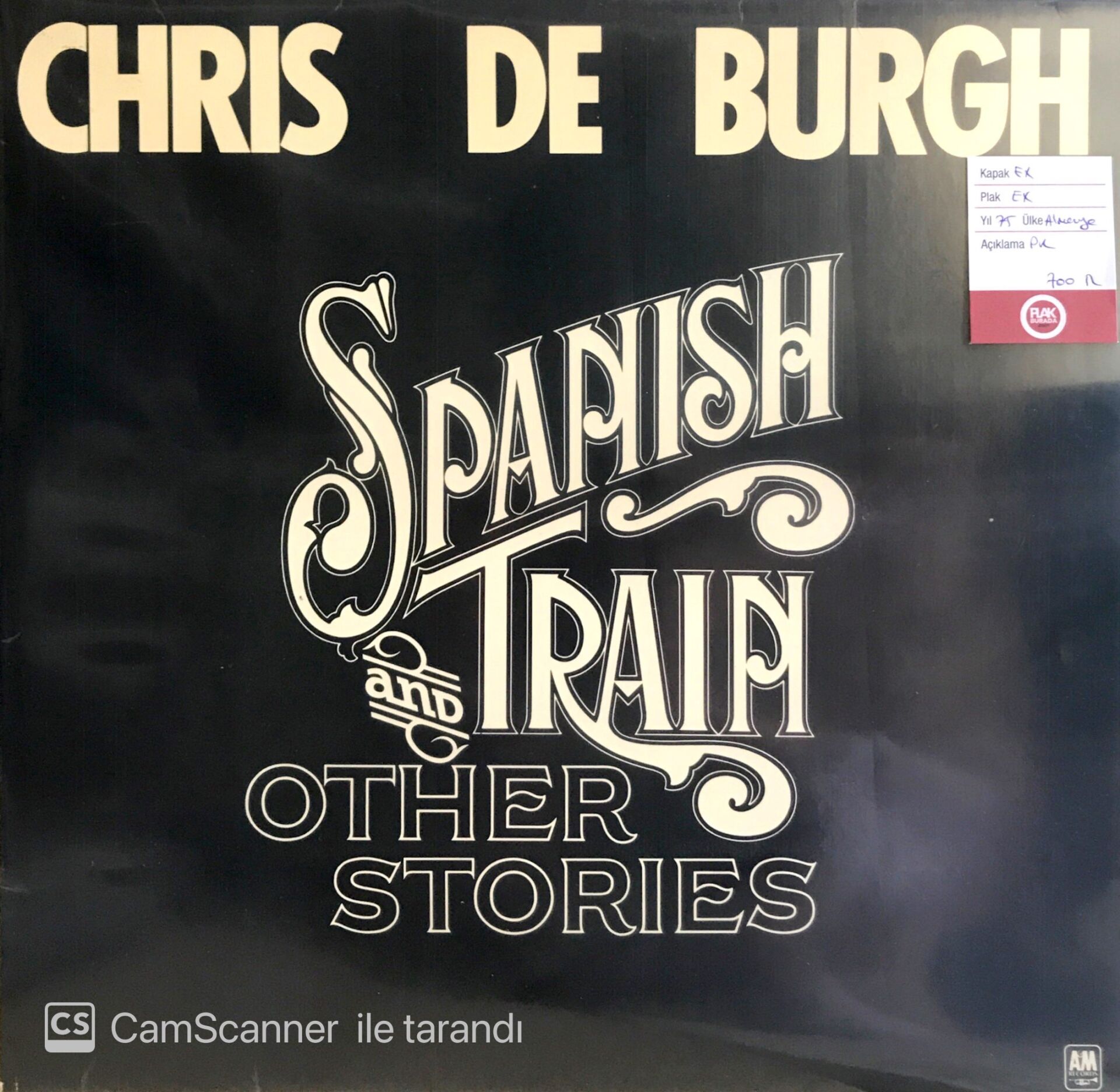 Chris De Burg / Spanish Train And Other Stories LP