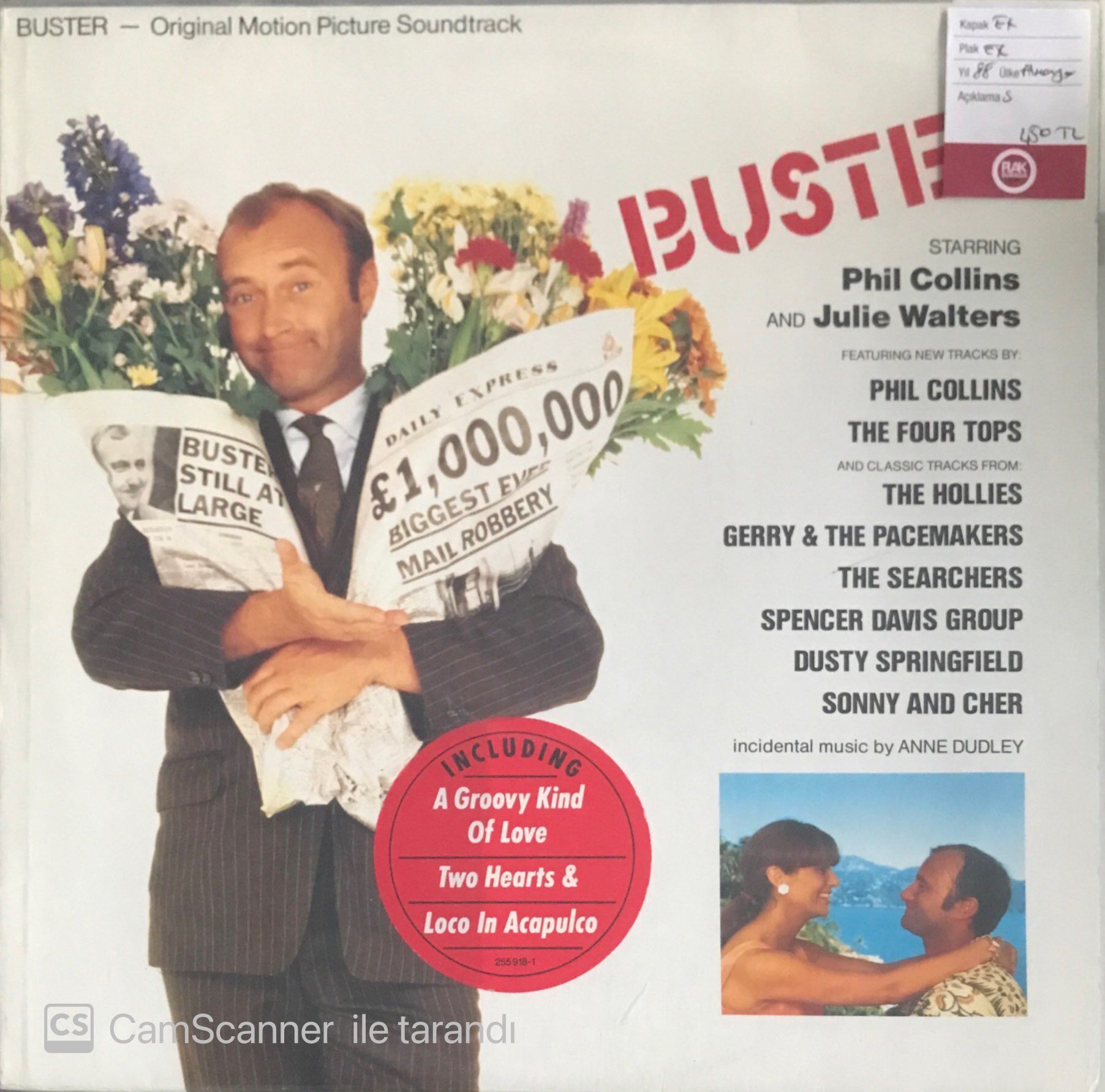 Buster Original Motion Picture Soundtrack LP