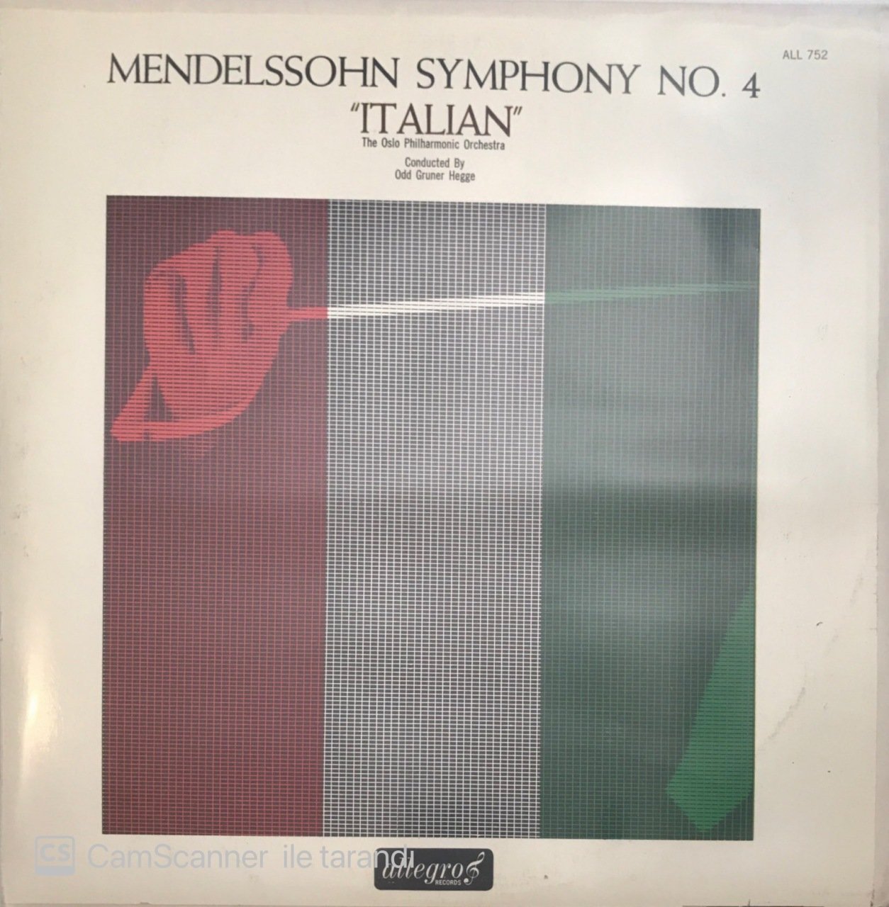 Mendelssohn Symphony No.4 Italian LP