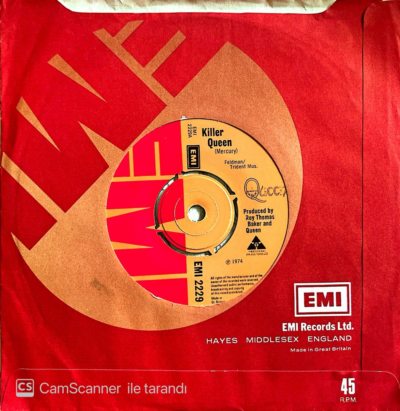 Queen Killer Queen 45lik