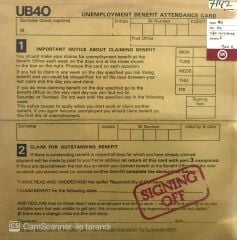 UB40 Unemployment Benefit LP