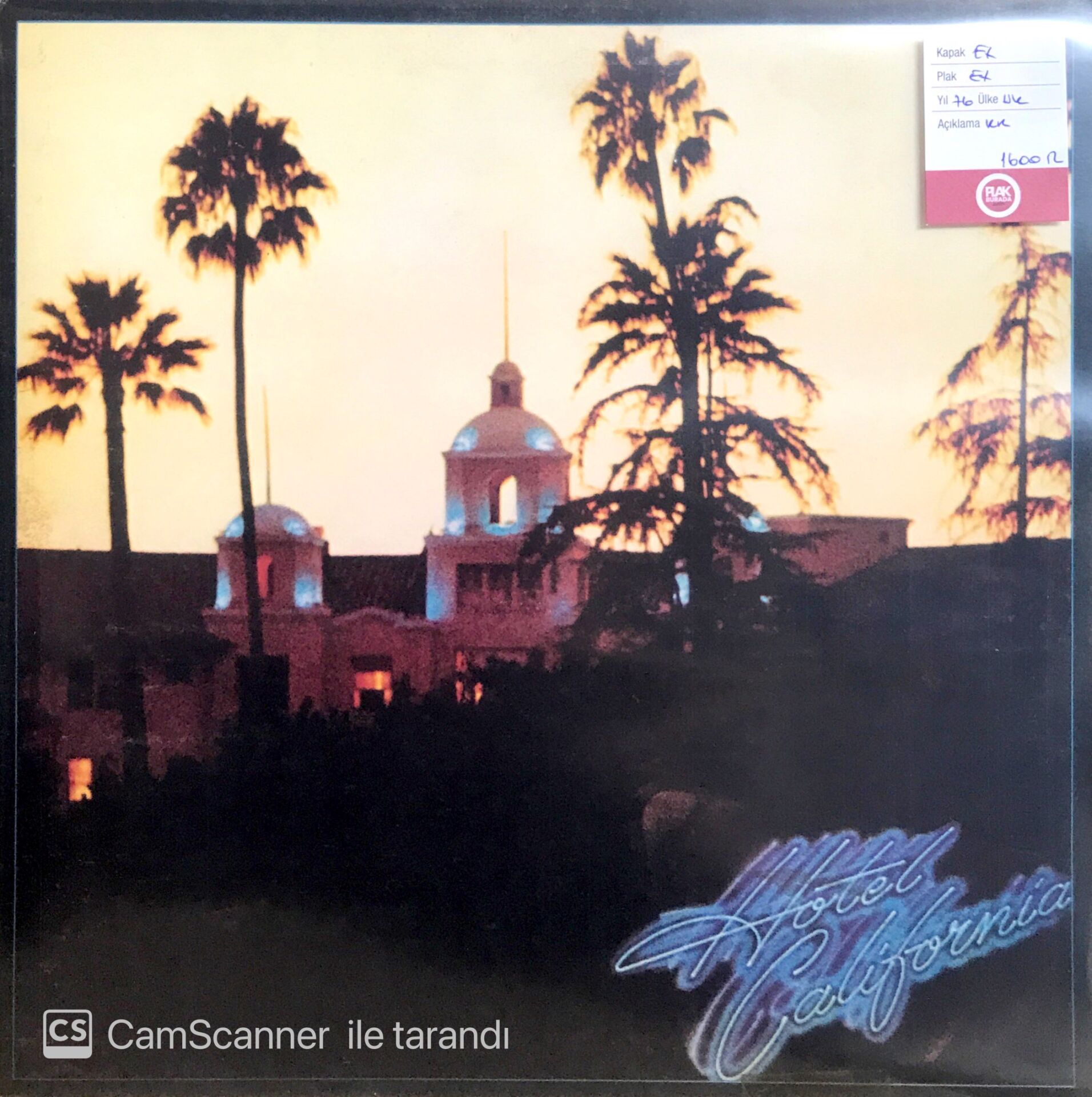 Eagles / Hotel California LP