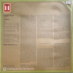 Frederic Chopin Walzer Waltzes Stefan Askenase LP