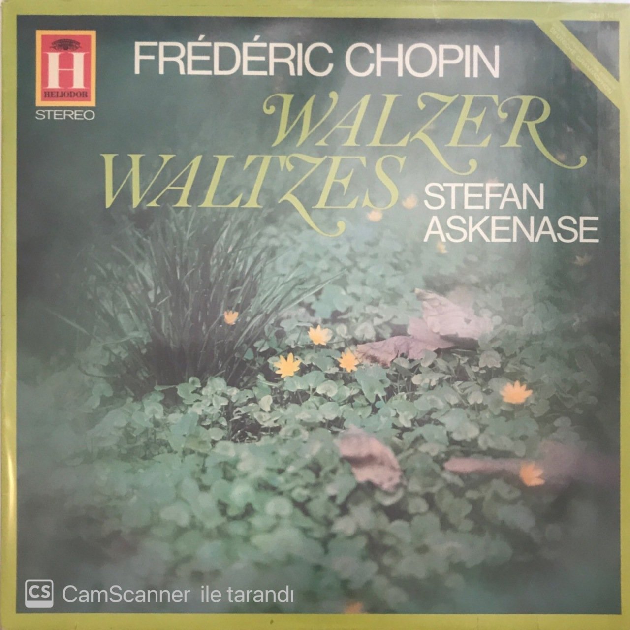 Frederic Chopin Walzer Waltzes Stefan Askenase LP
