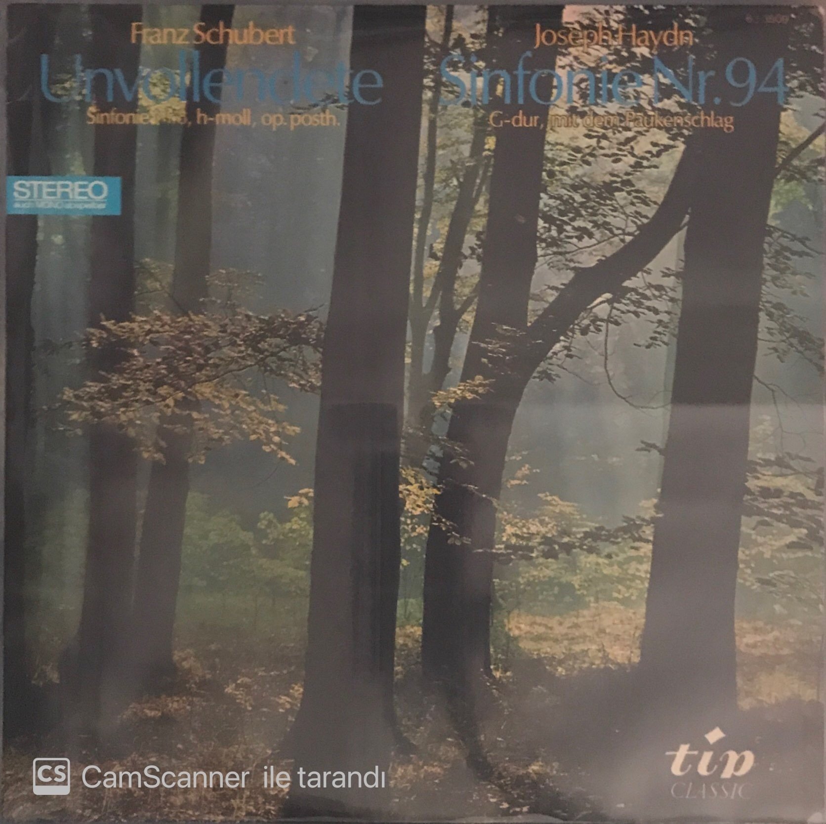 Schubert  Unvollendete Haydn Sinfonie Nr. 94 LP