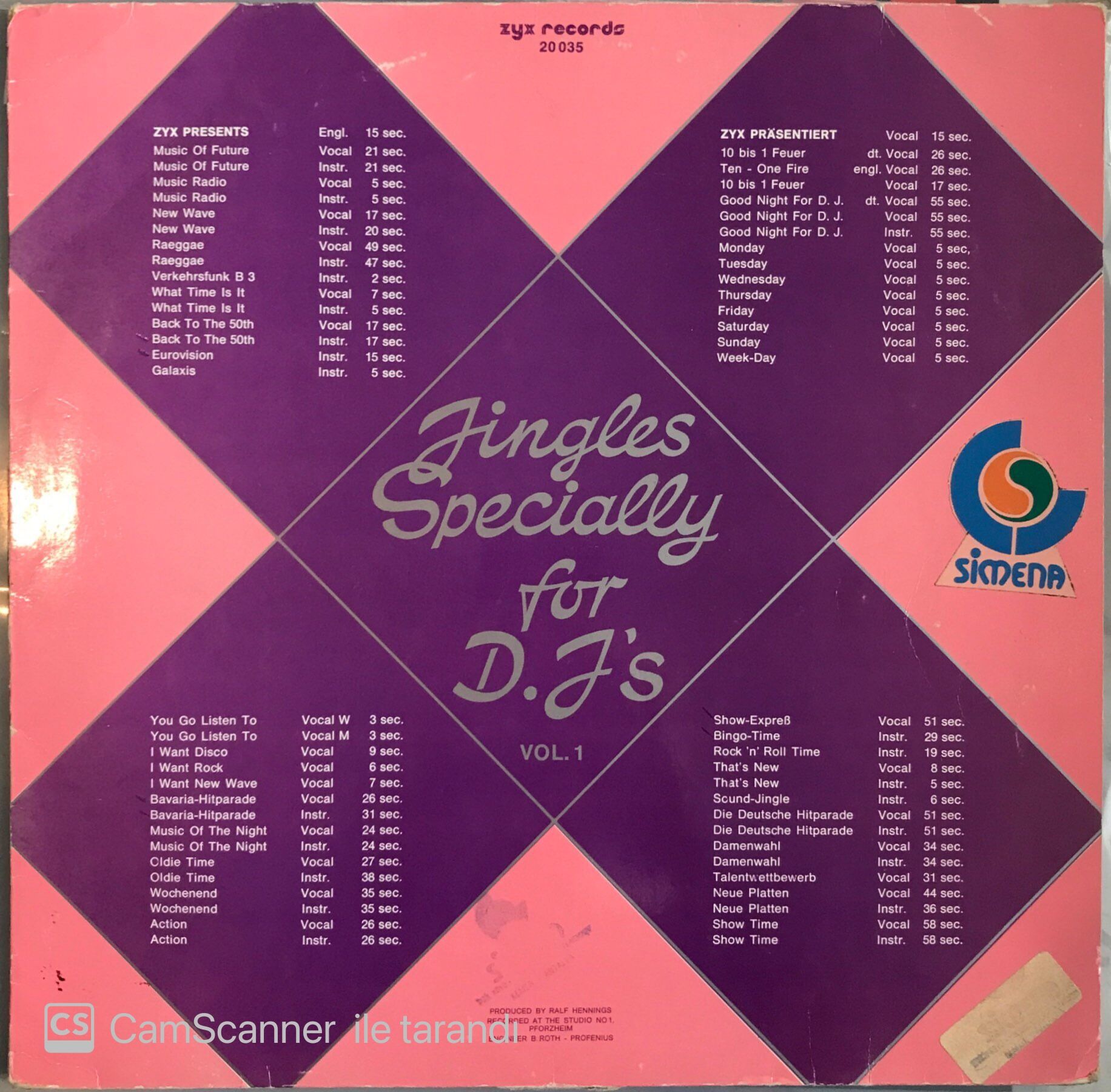Jingles Specially For D. J's MAXİ