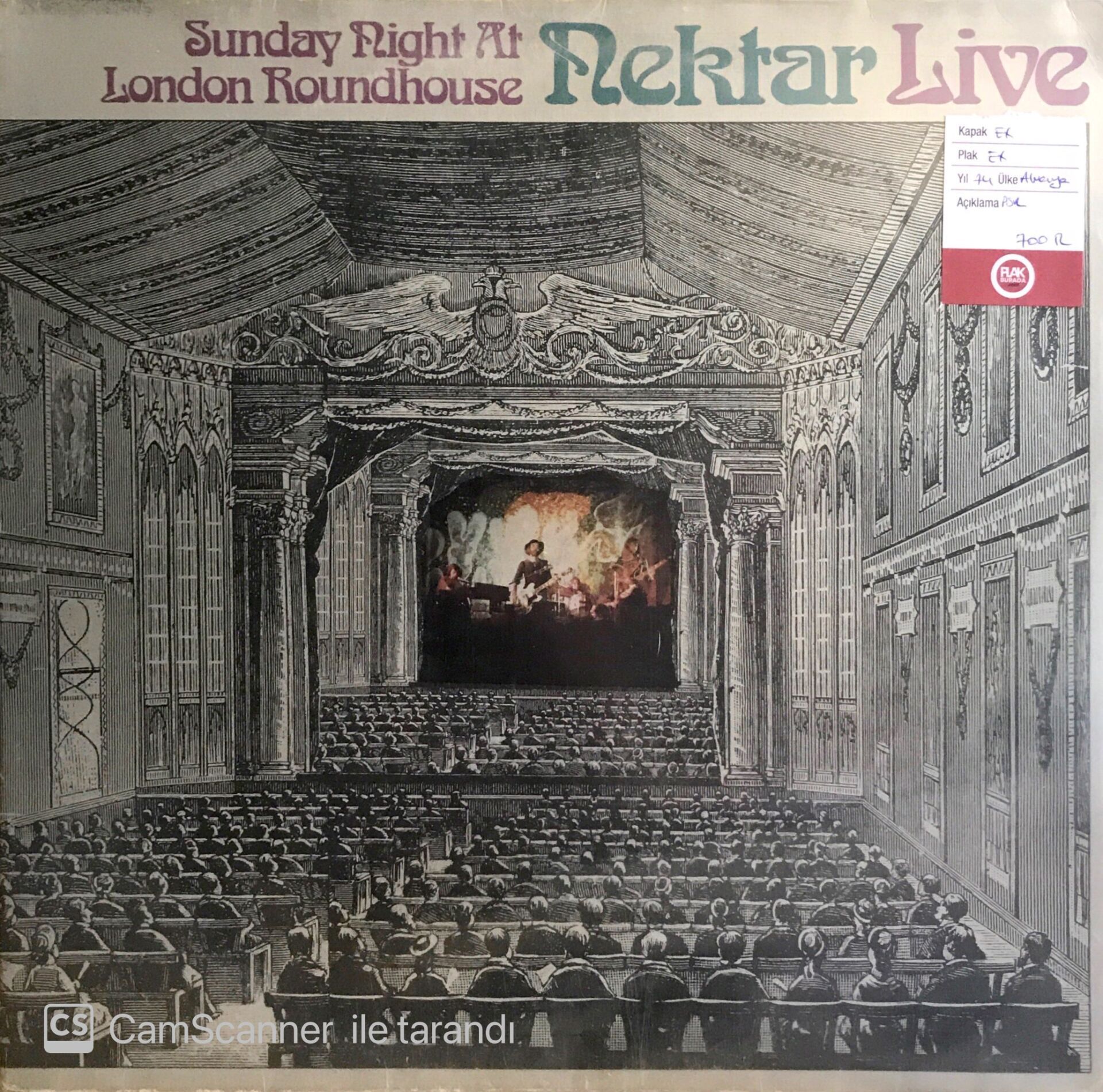 Nektar Live / Sunday Night At London Roundhouse LP