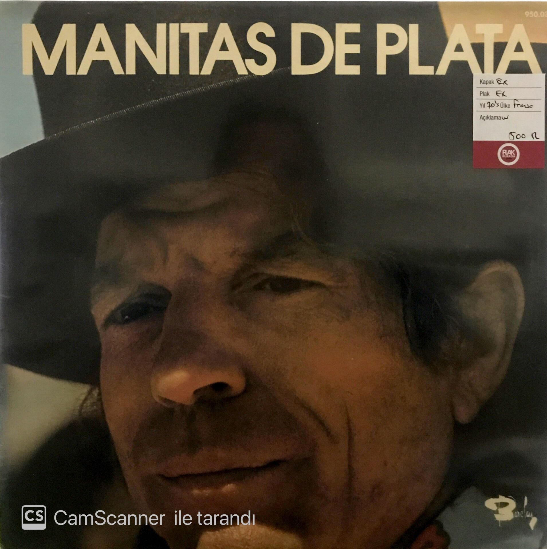 Manitas De Plata - Barclay LP