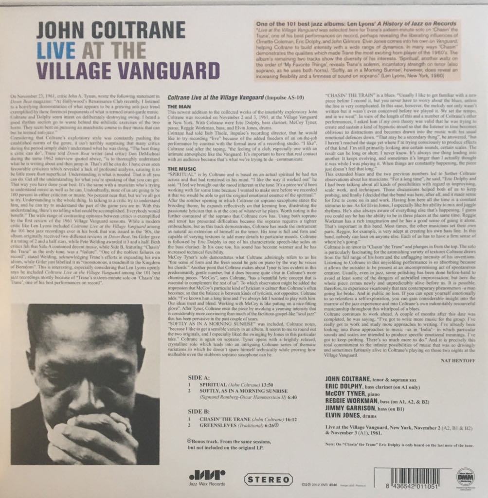 Coltrane - Live At The Village Vanguard - LP