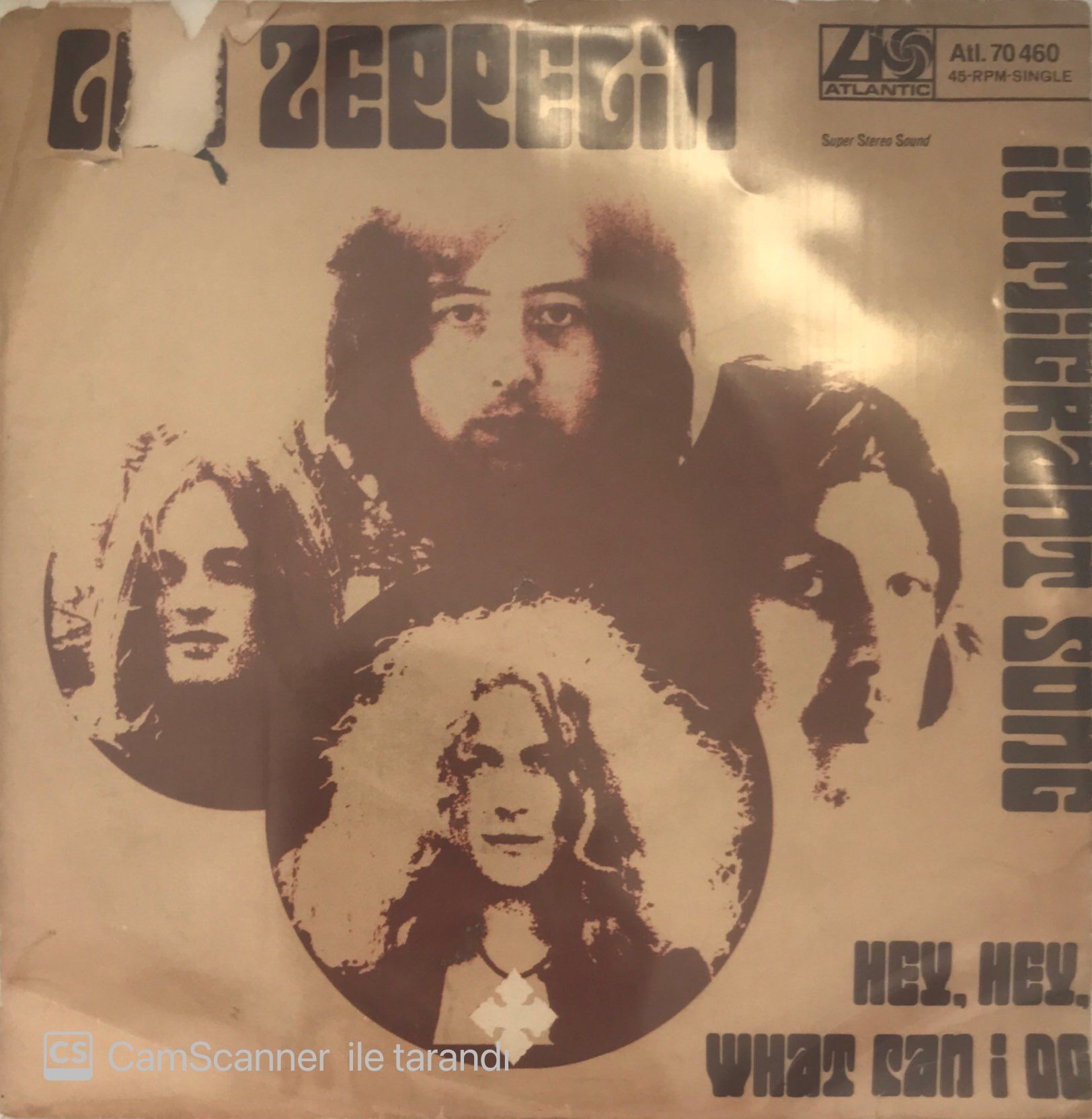Led Zeppelin Immigrant Song 45lik