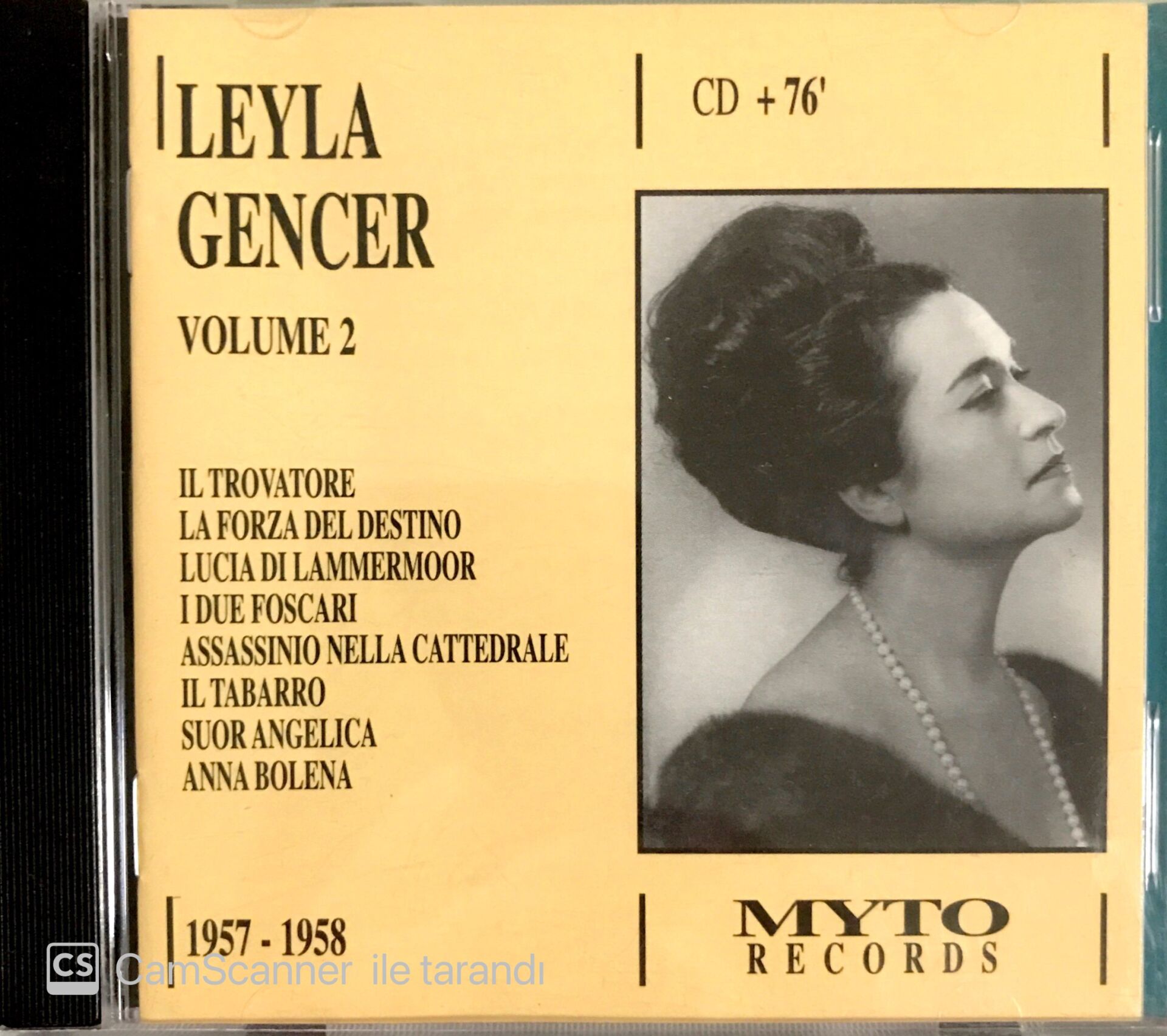 Leyla Gencer Volume2 CD