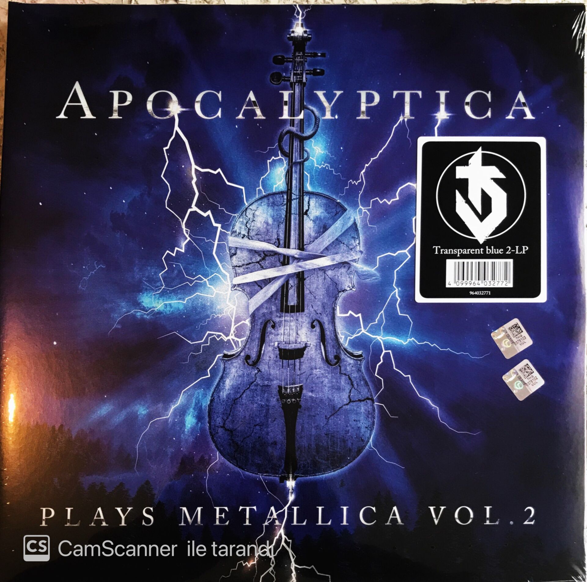 Apocalyptica Plays Metallica Vol.2 (Renkli Mavi Plak) LP