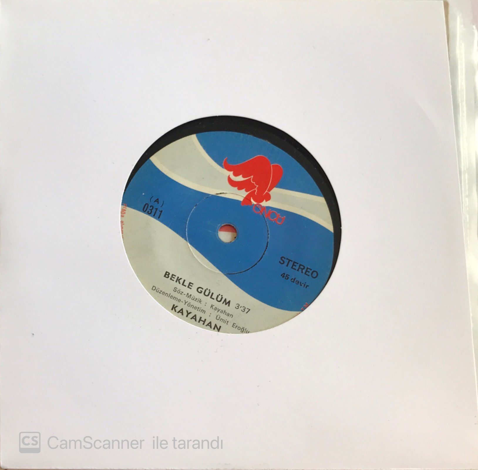 Kayahan Bekle Gülüm 45lik