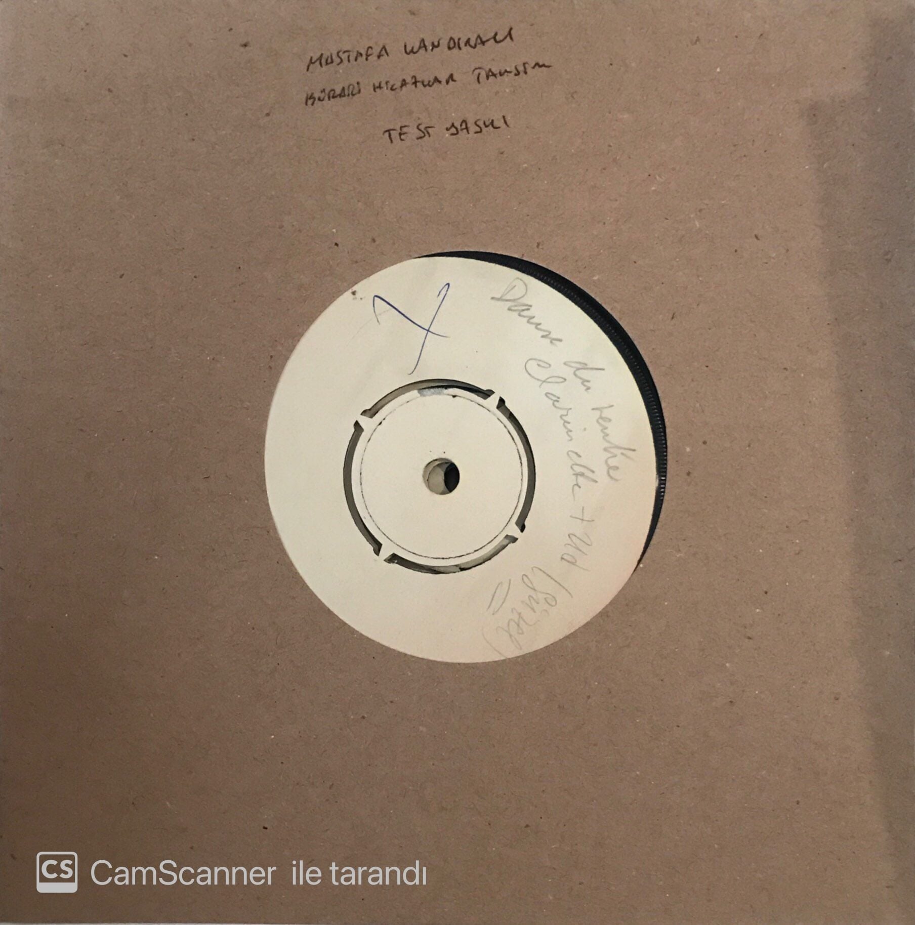 Mustafa Kandıralı - Kürdili Hicazlar Taksim Test Baskı 45lik