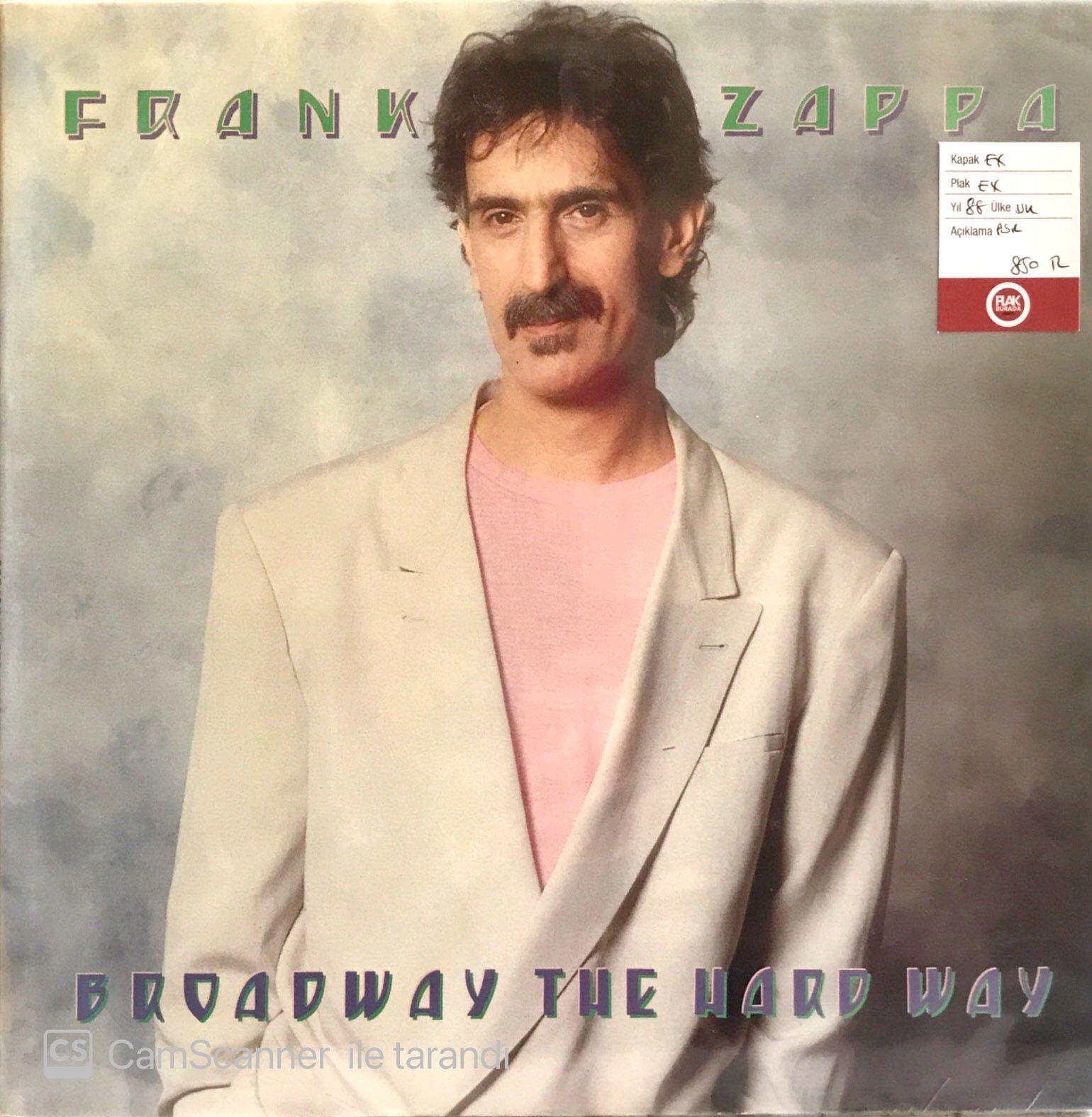Frank Zappa / Brodway The Hard Way LP