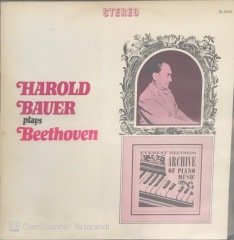Harold Bauer Plays Beethoven LP