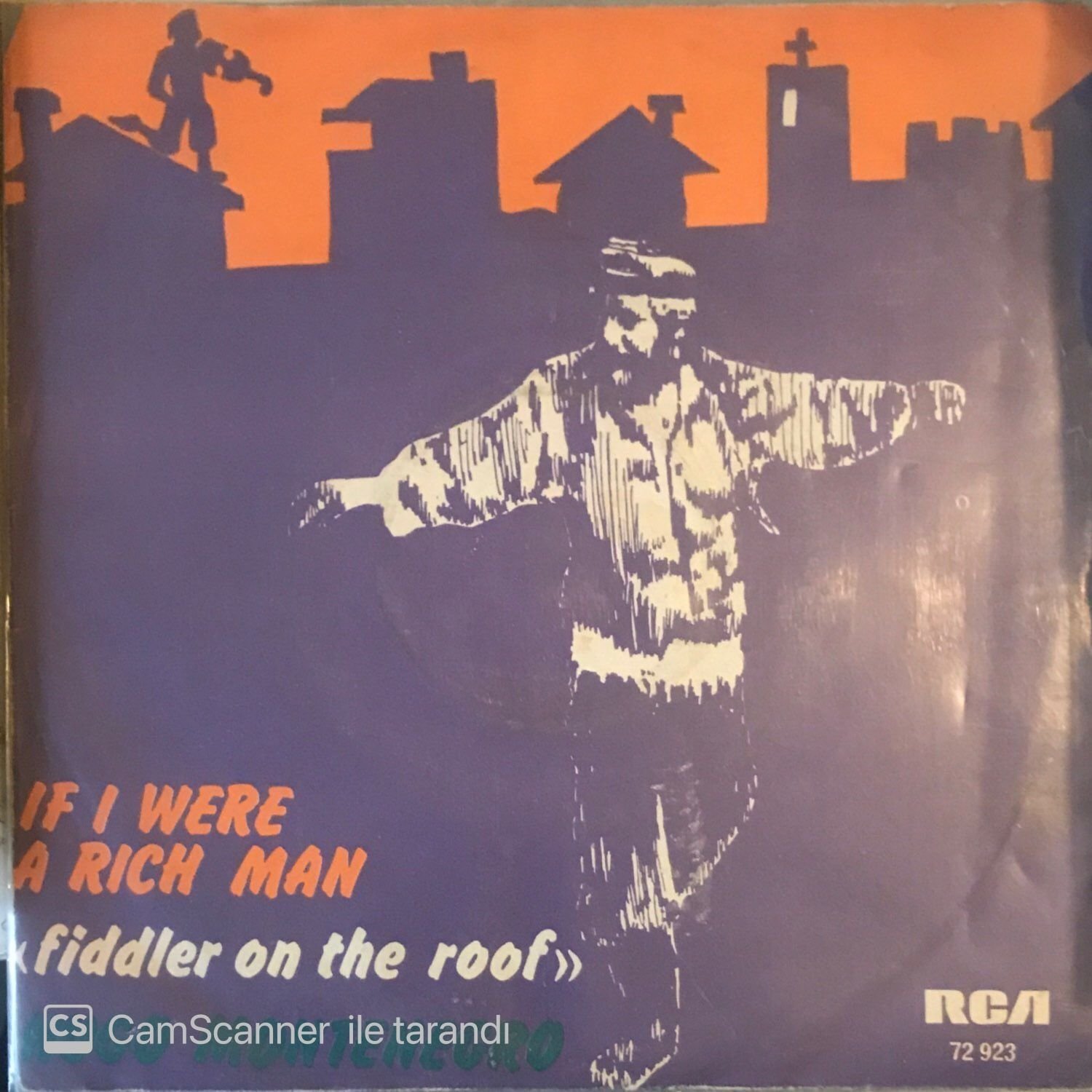 Hugo Montenegro - If I Were A Rich Man - Fiddler On The Roof 45lik