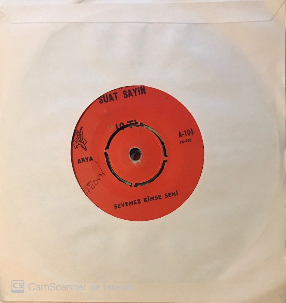Suat Sayın Sevemez Kimse Seni 45lik