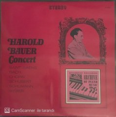Harold Bauer Concert LP