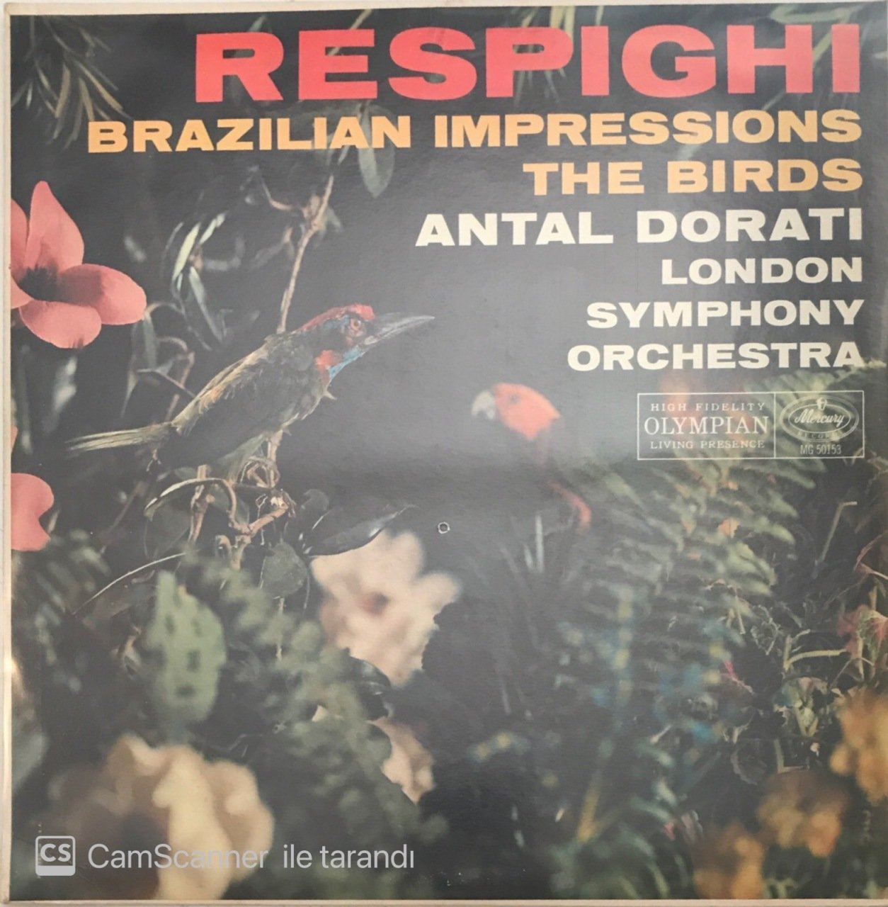 Respighi Brazilian Impressions The Birds LP