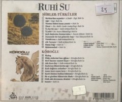 Ruhi Su Şiirler Türküler Köroğlu CD