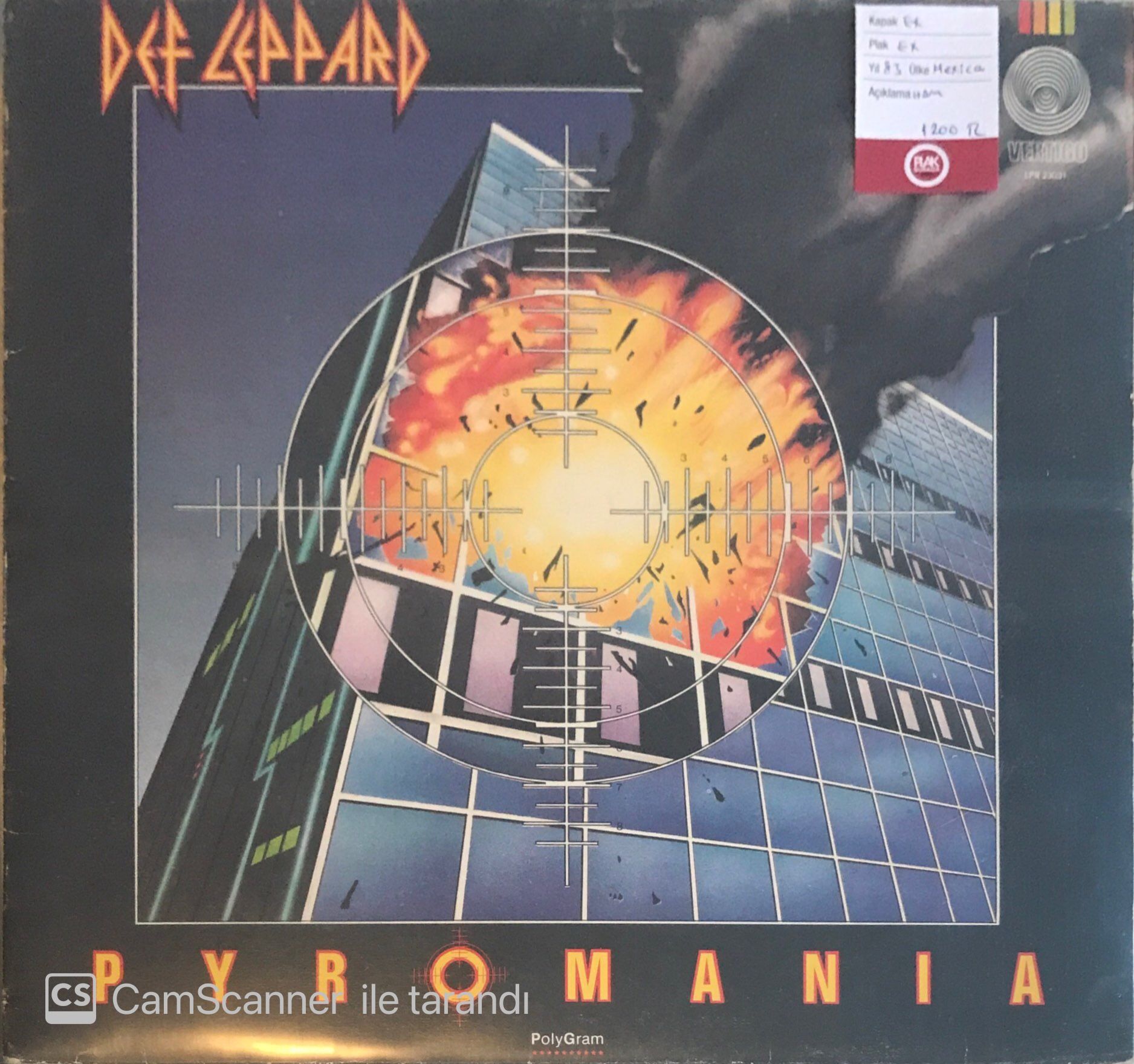 Def Leppard - Pyromania LP